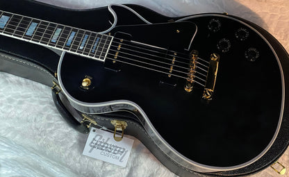 NEW! Gibson Les Paul Custom - Dealer Select - P90 Pick-Ups - VOS Ebony Finish - Custom Shop M2M - Authorized Dealer - 9.7 lbs - G07008