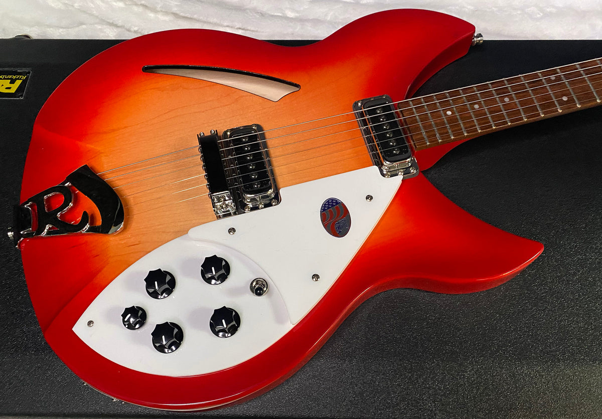 NEW! Rickenbacker 330 Fire Glo FG Fireglo - Semi Hollow Electric Guitar - Authorized Dealer - 7.65 lbs - G07726