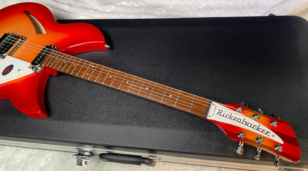 NEW! Rickenbacker 330 Fire Glo FG Fireglo - Semi Hollow Electric Guitar - Authorized Dealer - 7.65 lbs - G07726