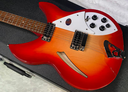 NEW! Rickenbacker 330 Fire Glo FG Fireglo - Semi Hollow Electric Guitar - Authorized Dealer - 7.65 lbs - G07726