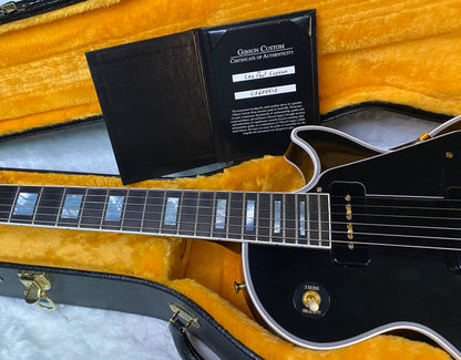 NEW! Gibson Les Paul Custom - Dealer Select - P90 Pick-Ups - VOS Ebony Finish - Custom Shop M2M - Authorized Dealer - 9.7 lbs - G07008