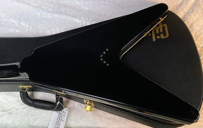NEW! Gibson Custom Shop Flying V Custom - Cobra Black Curly Flame Top - Authorized Dealer - Ultra RARE! 7.1 lbs - G07006