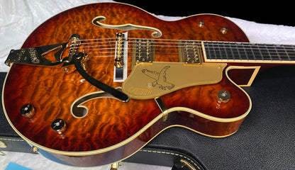 NEW! Gretsch G6136TGQM-59 Limited Edition Quilt Classic Falcon - AAAAA Quilt WOW - Bigsby - Forge Glow - 8.2lbs - Authorized Dealer - G06934 (Copy)