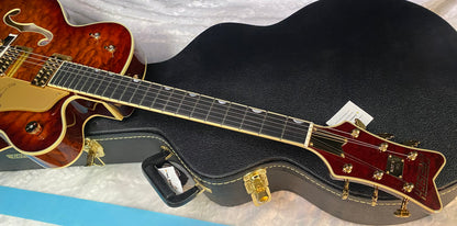 NEW! Gretsch G6136TGQM-59 Limited Edition Quilt Classic Falcon - AAAAA Quilt WOW - Bigsby - Forge Glow - 8.2lbs - Authorized Dealer - G06934 (Copy)