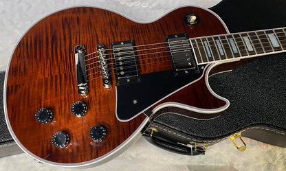 NEW! Gibson Dealer Select Custom Shop Les Paul Custom - Hand Picked AAA Figured Flame Top - Root Beer / Walnut Finish - Authorized Dealer - 8.6 lbs - G07009