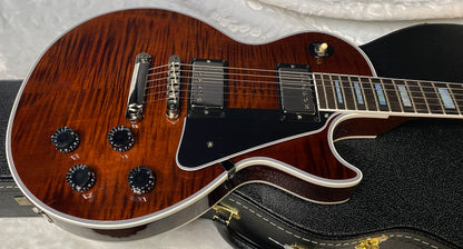 NEW! Gibson Dealer Select Custom Shop Les Paul Custom - Hand Picked AAA Figured Flame Top - Root Beer / Walnut Finish - Authorized Dealer - 8.6 lbs - G07009