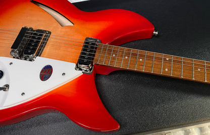 NEW! Rickenbacker 330 Fire Glo FG Fireglo - Semi Hollow Electric Guitar - Authorized Dealer - 7.4 lbs - G07727