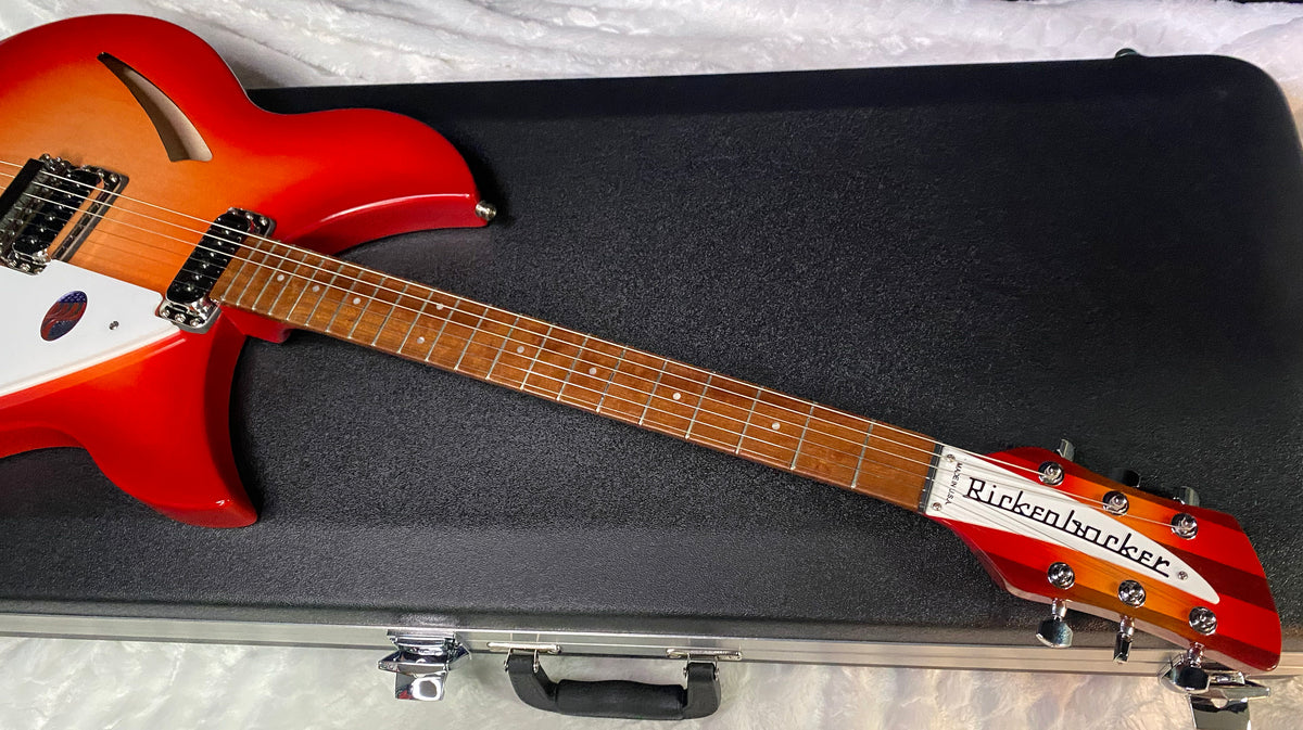 NEW! Rickenbacker 330 Fire Glo FG Fireglo - Semi Hollow Electric Guitar - Authorized Dealer - 7.4 lbs - G07727