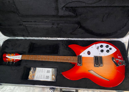 NEW! Rickenbacker 330 Fire Glo FG Fireglo - Semi Hollow Electric Guitar - Authorized Dealer - 7.4 lbs - G07727