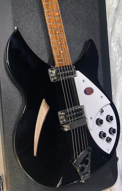 NEW! Rickenbacker 330 Jet Glo JG Jetglo - Semi Hollow Electric Guitar - Authorized Dealer - 7.5 lbs - G07735