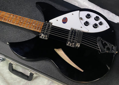 NEW! Rickenbacker 330 Jet Glo JG Jetglo - Semi Hollow Electric Guitar - Authorized Dealer - 7.5 lbs - G07735