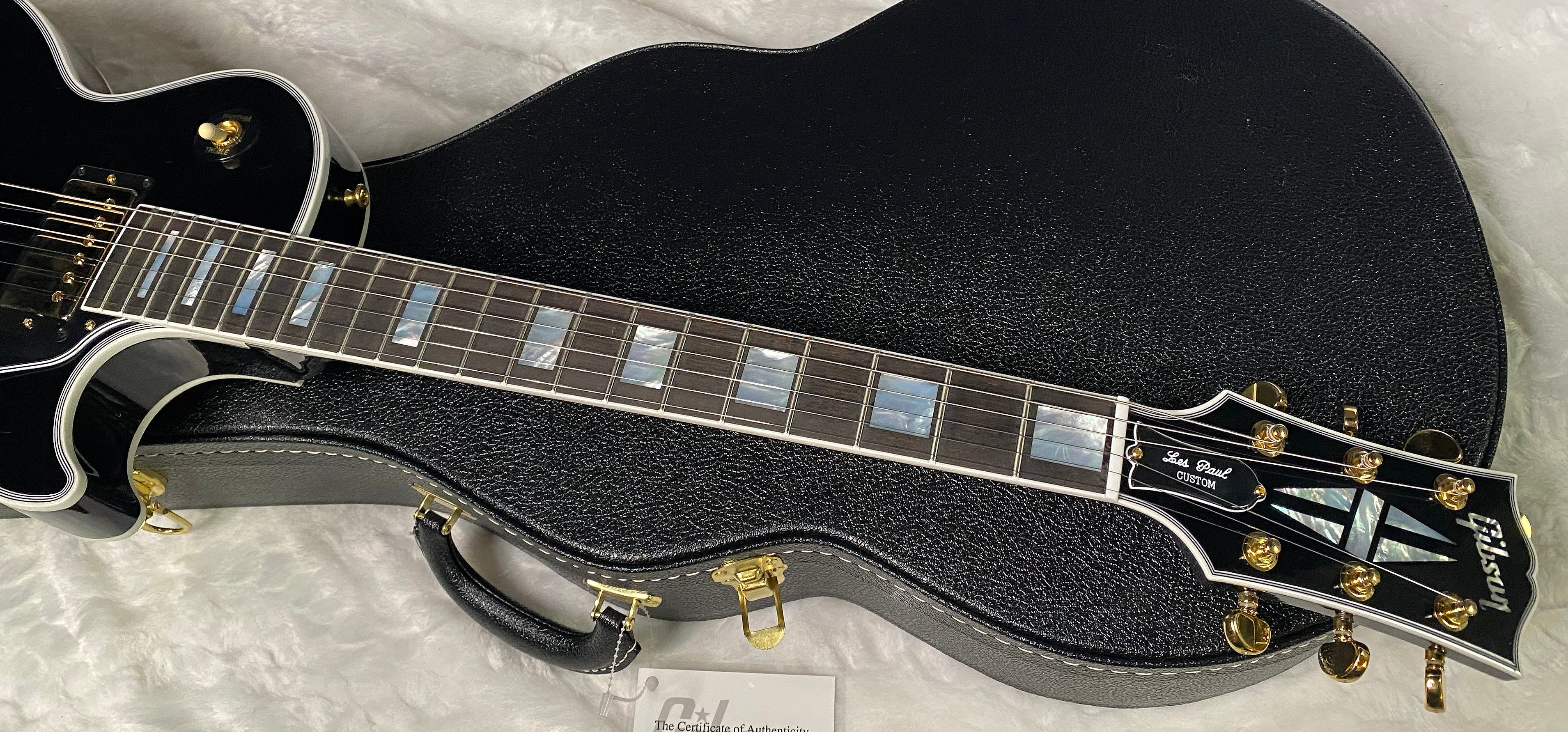 NEW! Gibson Custom Shop Les Paul Custom - Ebony Fingerboard - Authorized Dealer - 11 lbs of TONE! - G06337