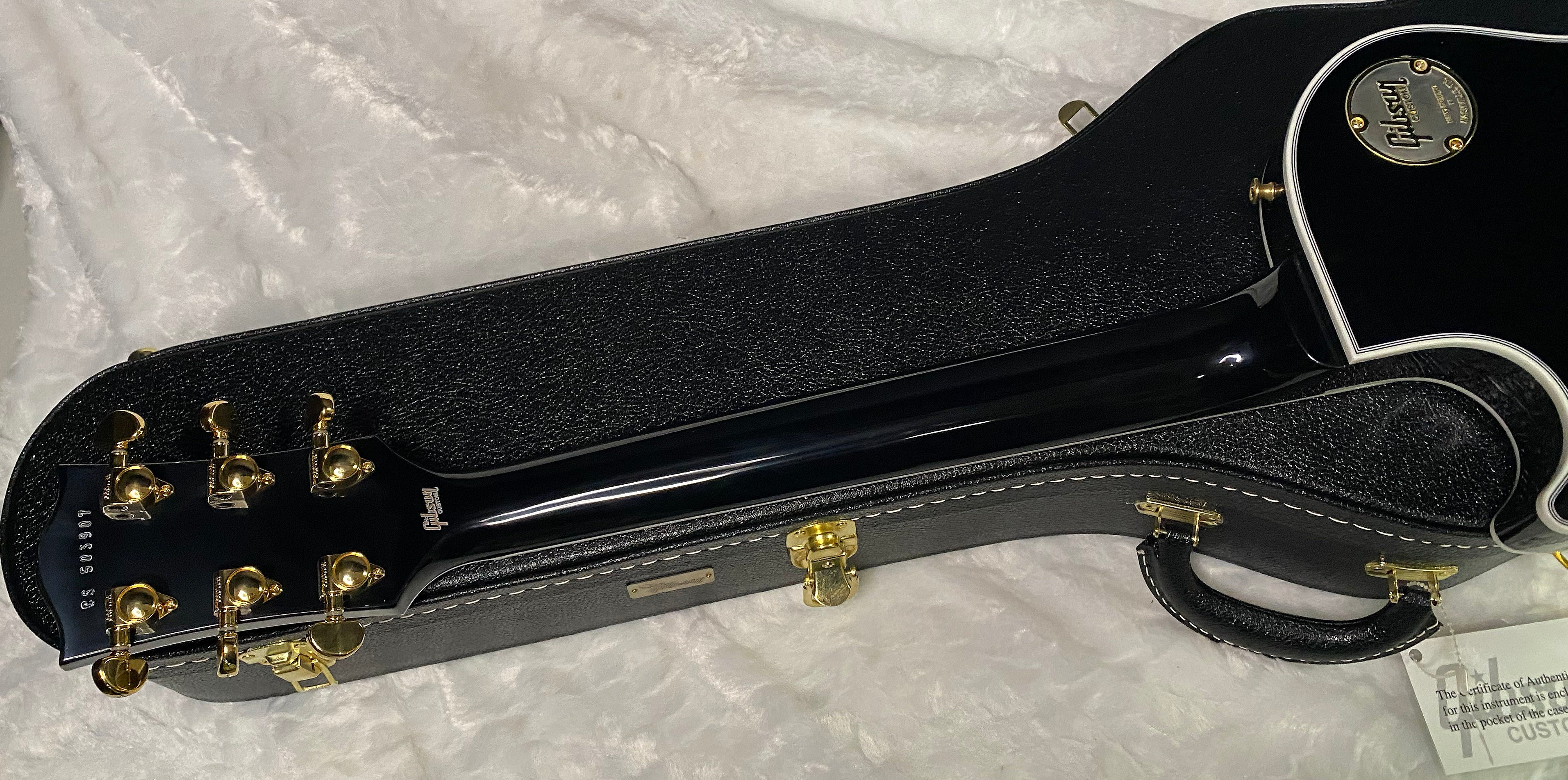 NEW! Gibson Custom Shop Les Paul Custom - Ebony Fingerboard - Authorized Dealer - 11 lbs of TONE! - G06337