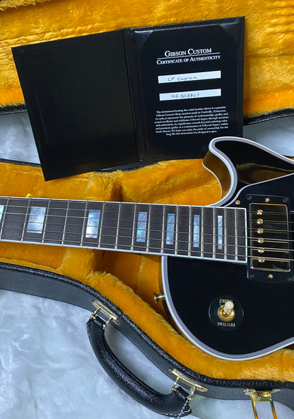 NEW! Gibson Custom Shop Les Paul Custom - Ebony Fingerboard - Authorized Dealer - 11 lbs of TONE! - G06337