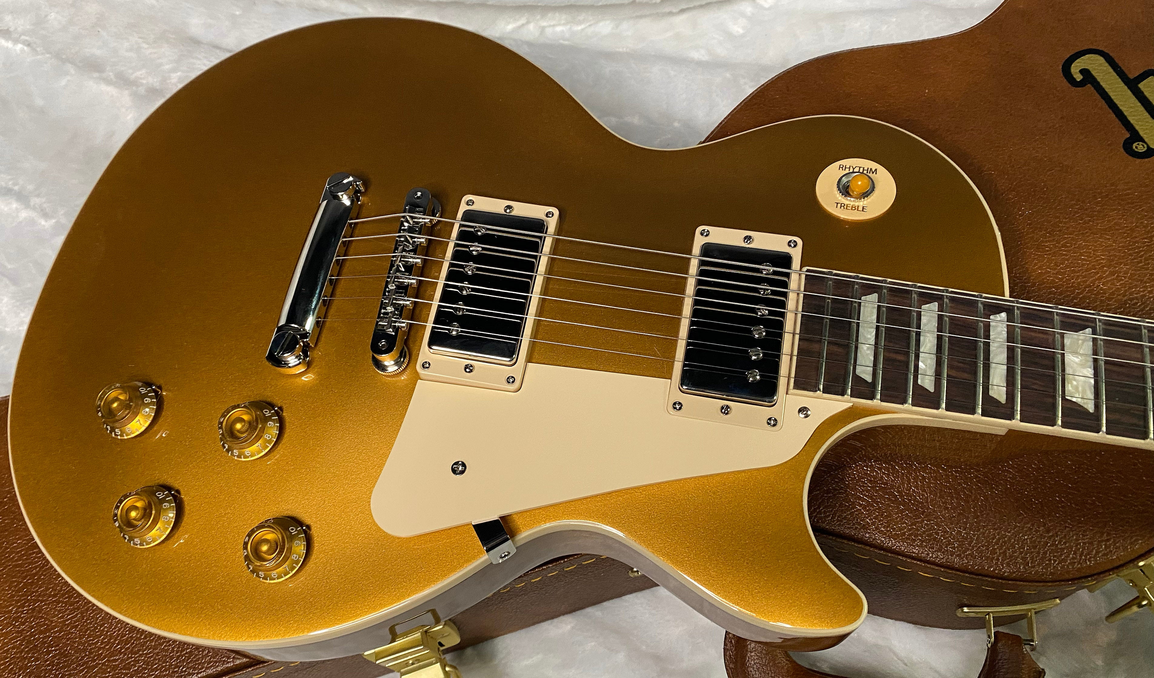 NEW ! Gibson Les Paul 50's Standard Gold Top - Authorized Dealer - 9.7 lbs - G06340