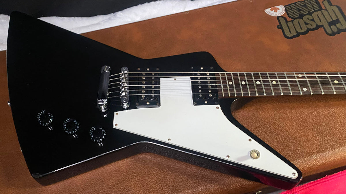 2010 Gibson USA Explorer - Ebony Finish - Authorized Dealer - Only 8lbs - Original Gibson USA Hardshell Case