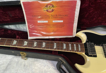 2004 Gibson SG 1961 Authentic Reissue - Classic White - Original Gibson Custom Shop Case - COA - Authorized Dealer - 7.7lbs