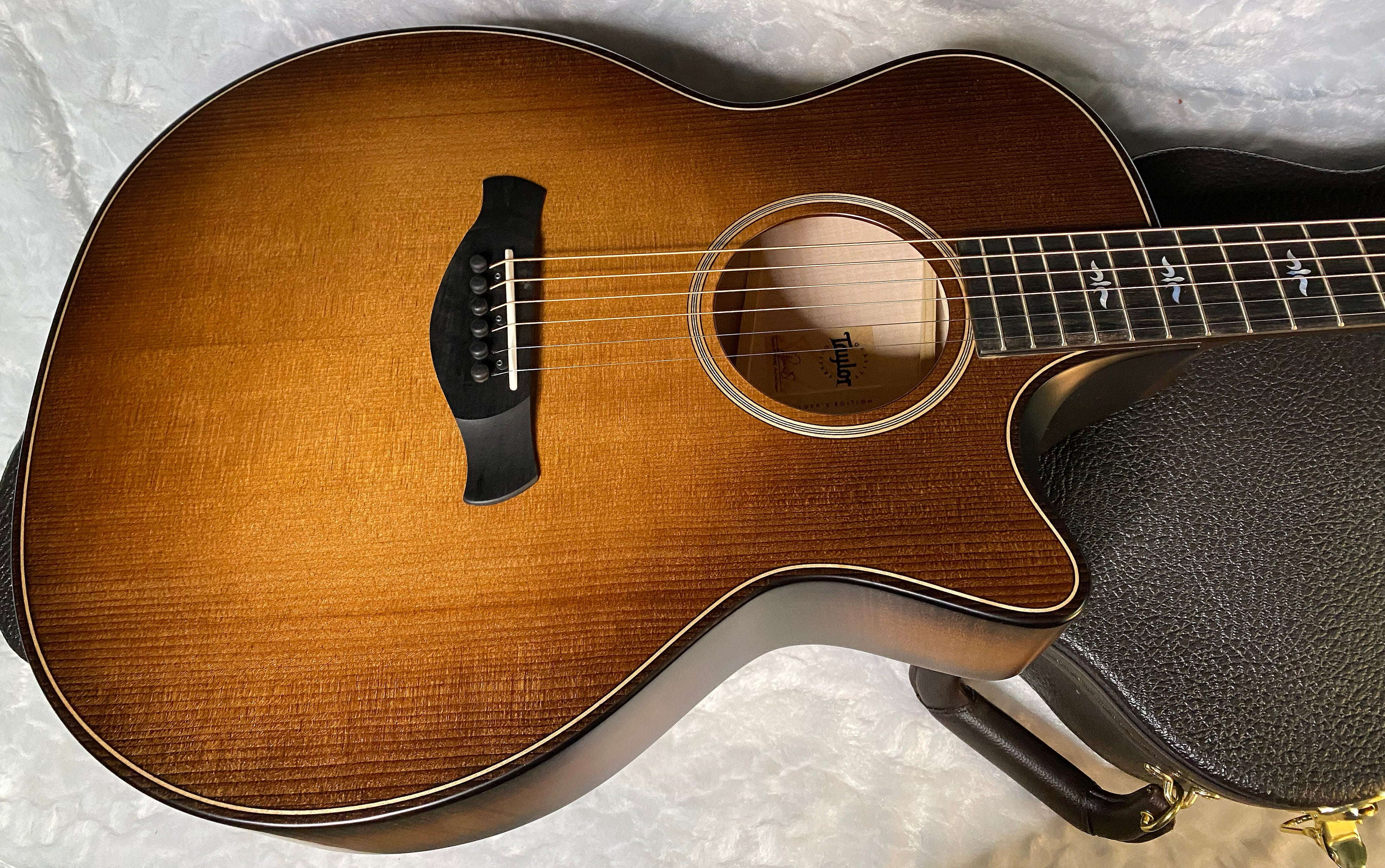 NEW! Taylor Builder's Edition 614ce - Acoustic Electric Guitar - Wild Honey Burst - 4.7 lbs - Authorized Dealer - G05574