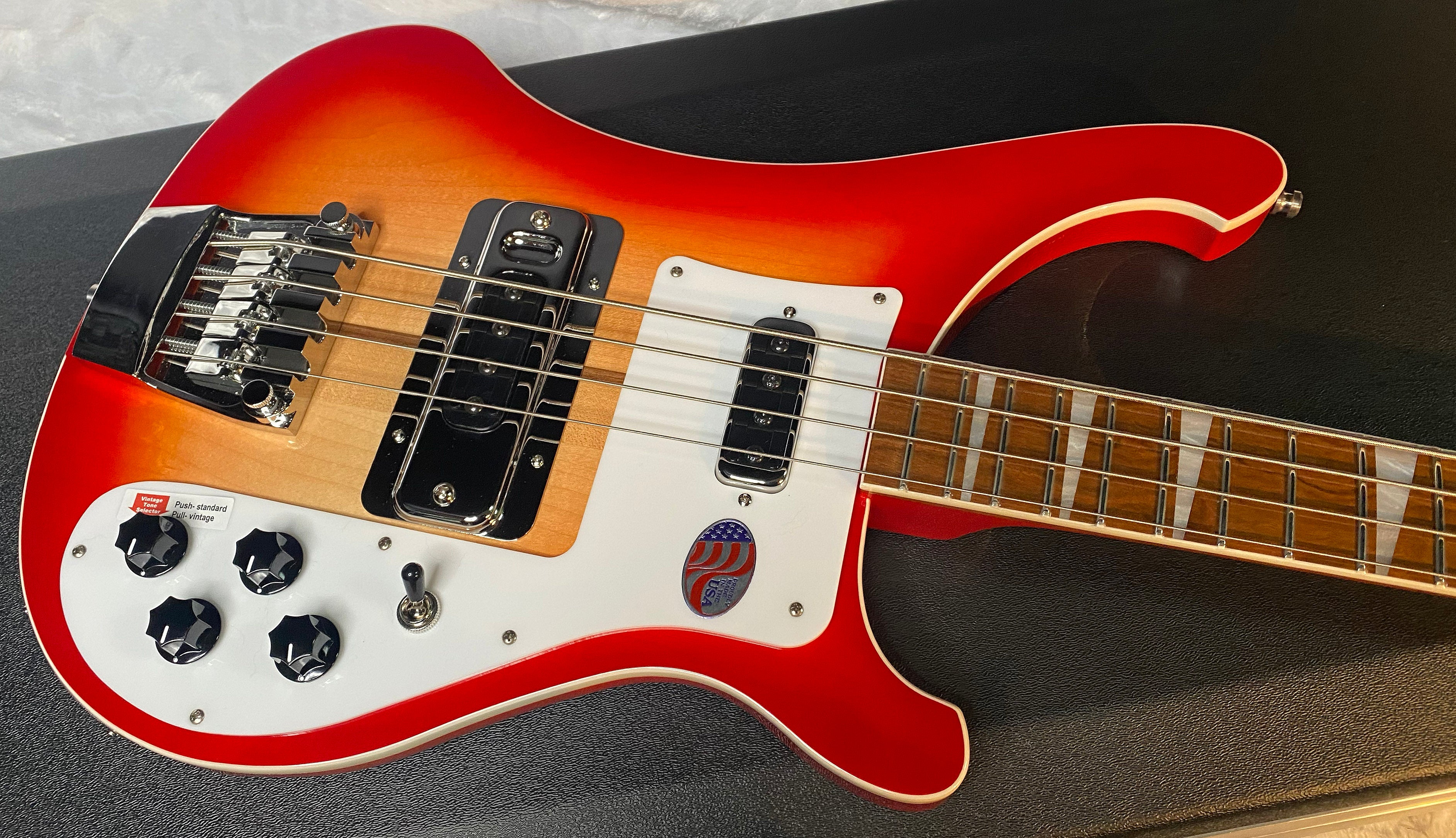 NEW! Rickenbacker 4003 Fire Glo FG - 4-String Bass - Authorized Dealer - 9.75 lbs - G07027