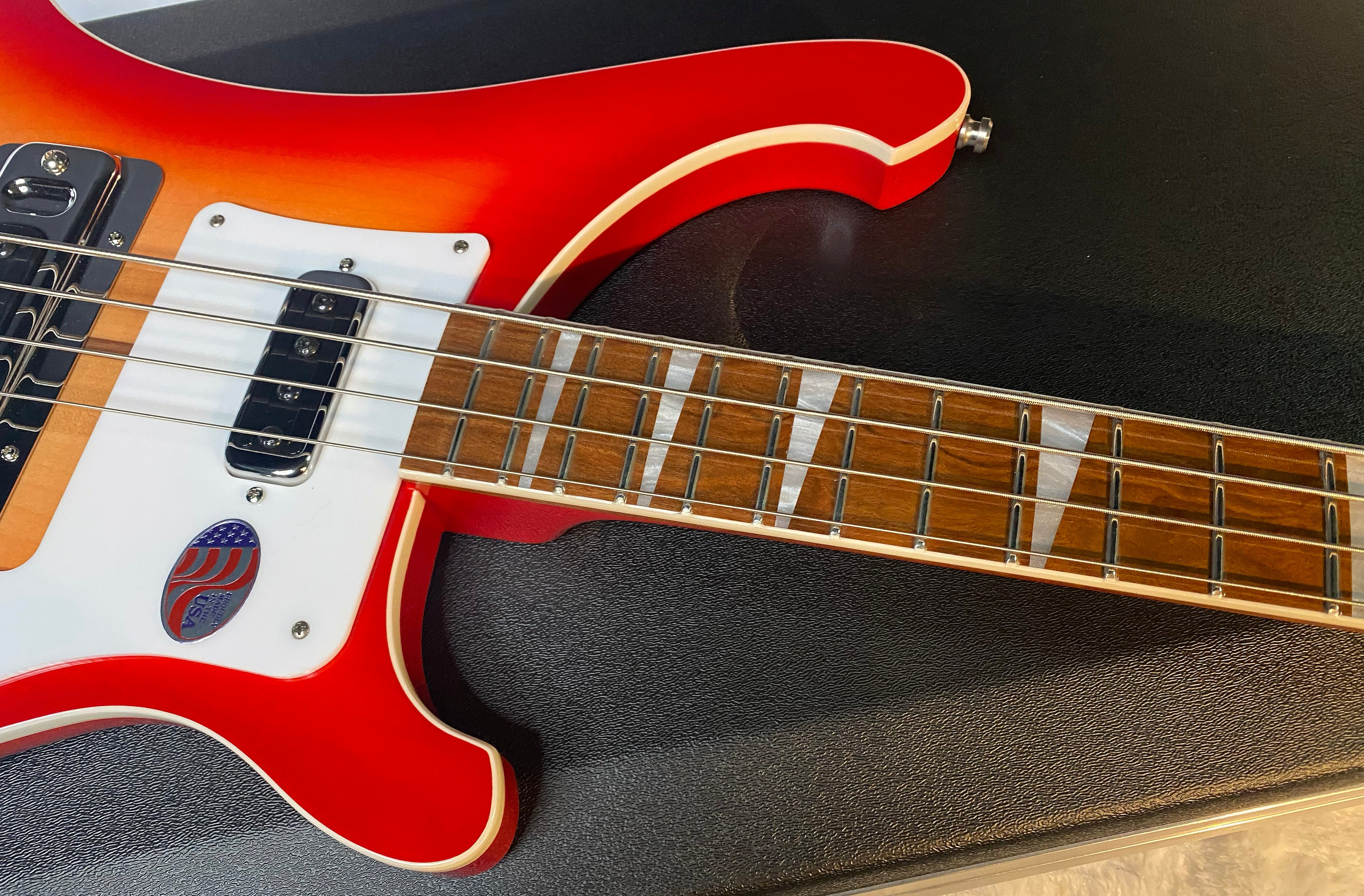 NEW! Rickenbacker 4003 Fire Glo FG - 4-String Bass - Authorized Dealer - 9.75 lbs - G07027