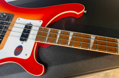 NEW! Rickenbacker 4003 Fire Glo FG - 4-String Bass - Authorized Dealer - 9.75 lbs - G07027