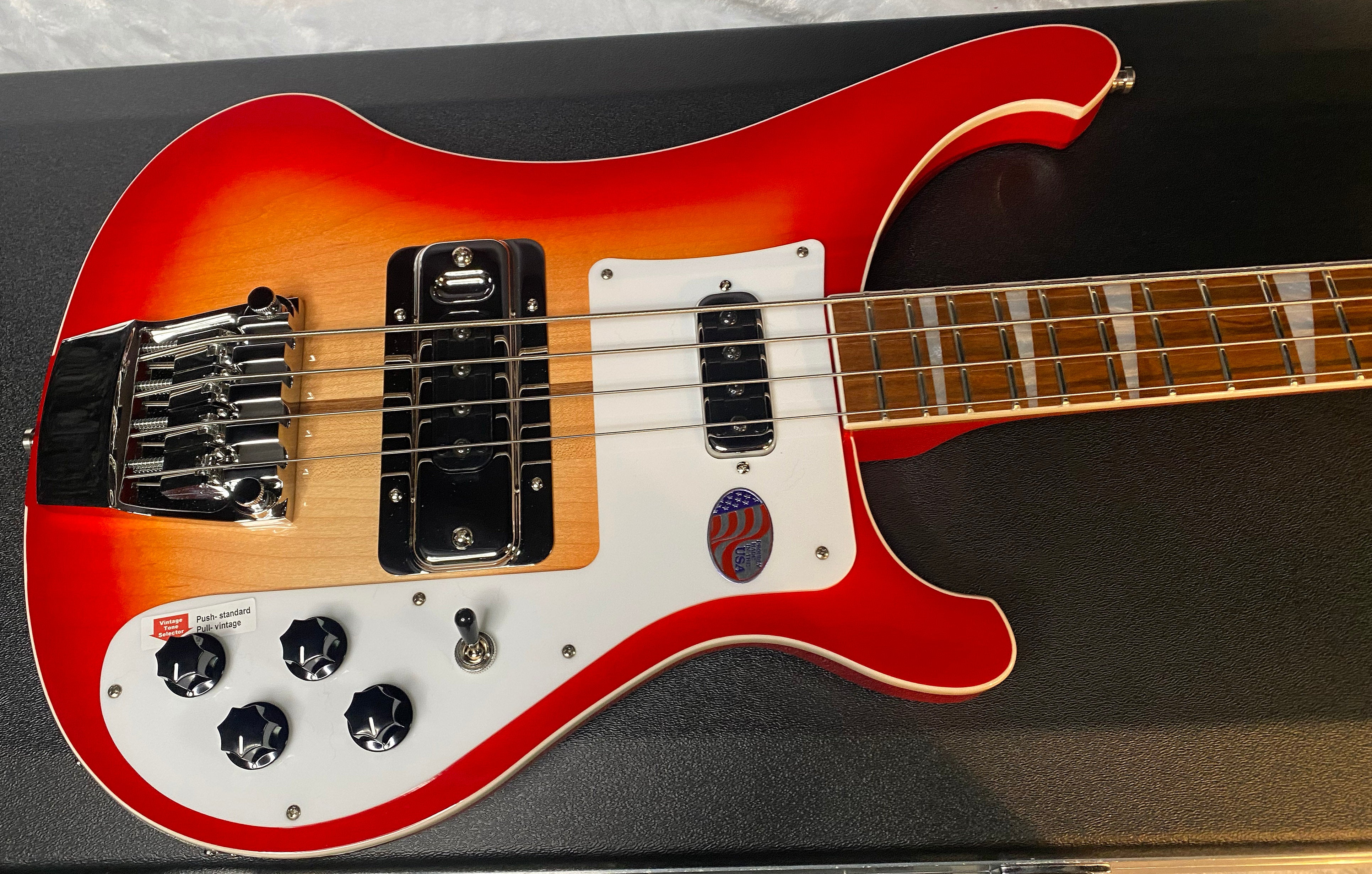 NEW! Rickenbacker 4003 Fire Glo FG - 4-String Bass - Authorized Dealer - 9.75 lbs - G07027