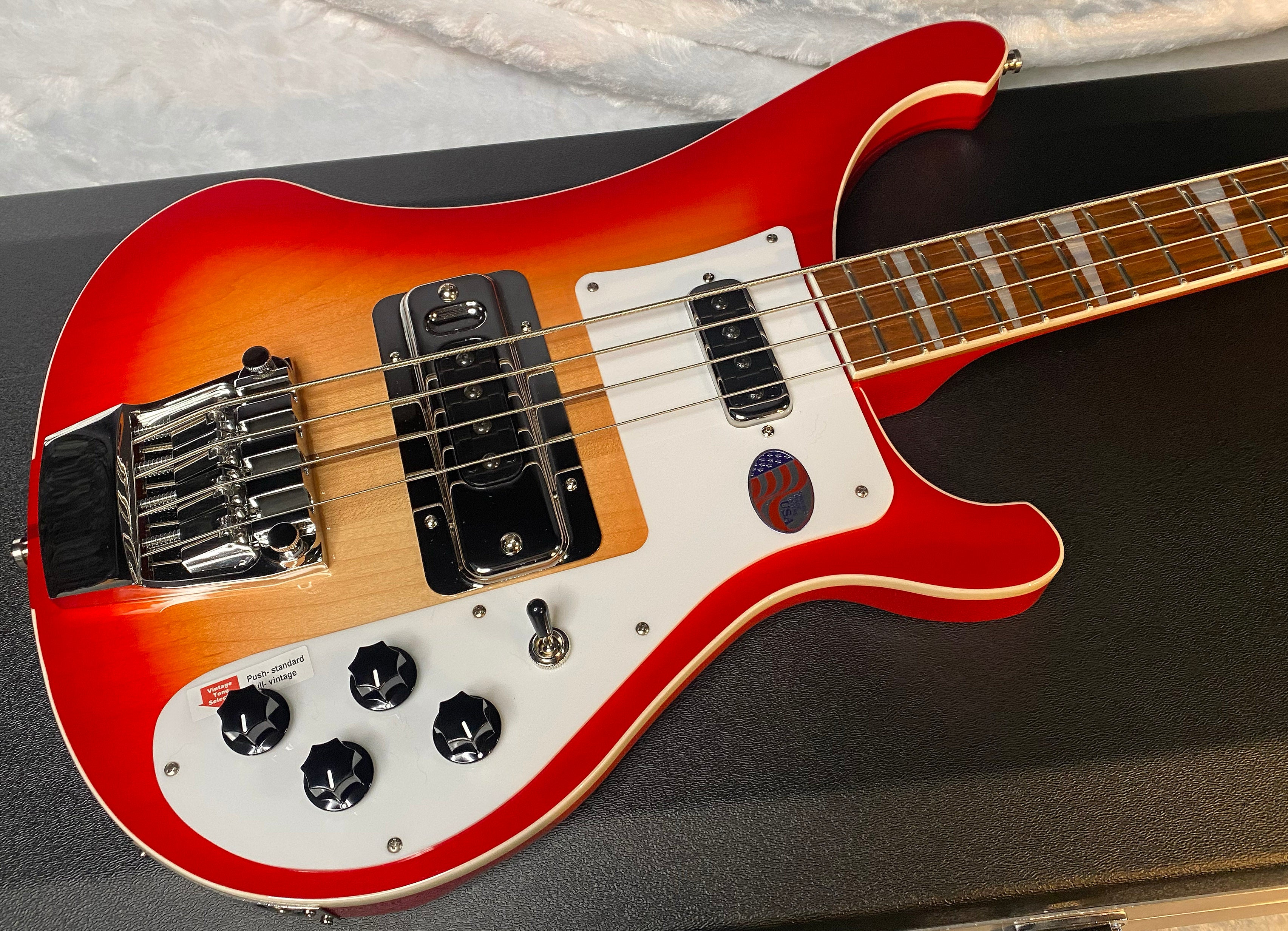 NEW! Rickenbacker 4003 Fire Glo FG - 4-String Bass - Authorized Dealer - 9.75 lbs - G07027