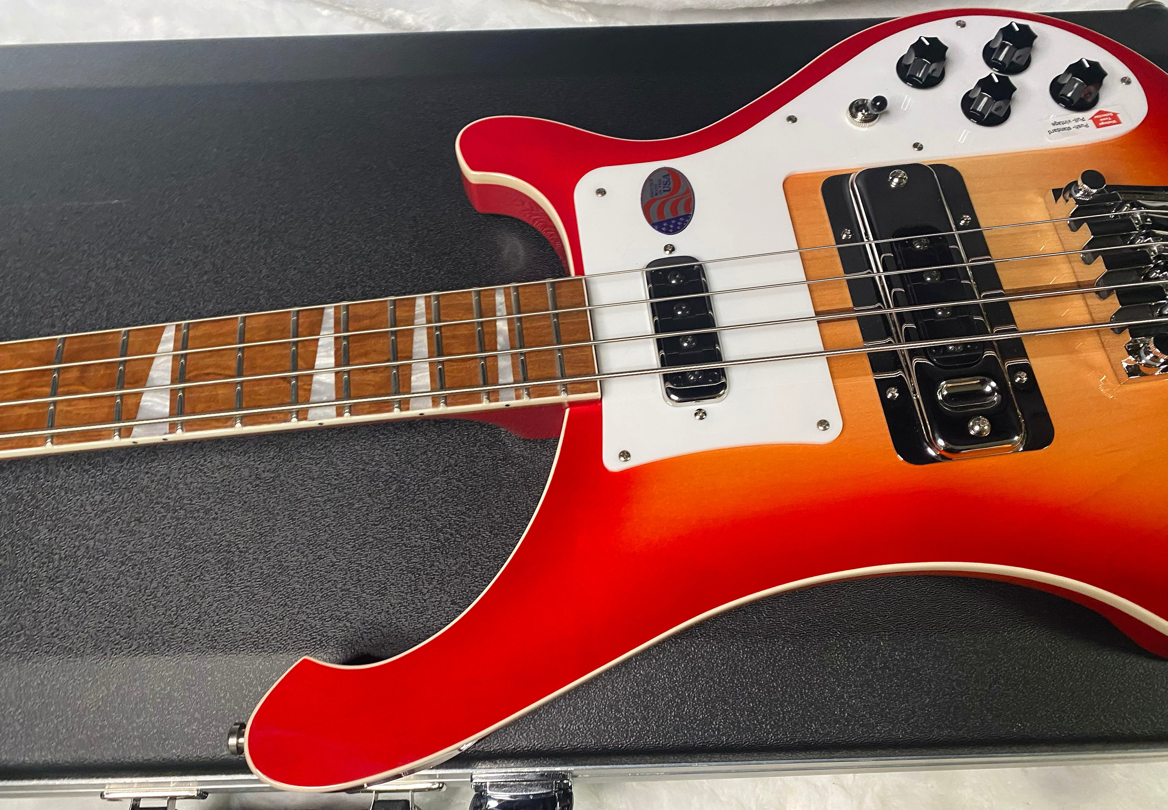 NEW! Rickenbacker 4003 Fire Glo FG - 4-String Bass - Authorized Dealer - 9.75 lbs - G07027