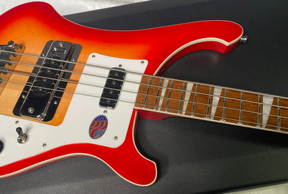 NEW! Rickenbacker 4003 Fire Glo FG - 4-String Bass - Authorized Dealer - 9.75 lbs - G07026