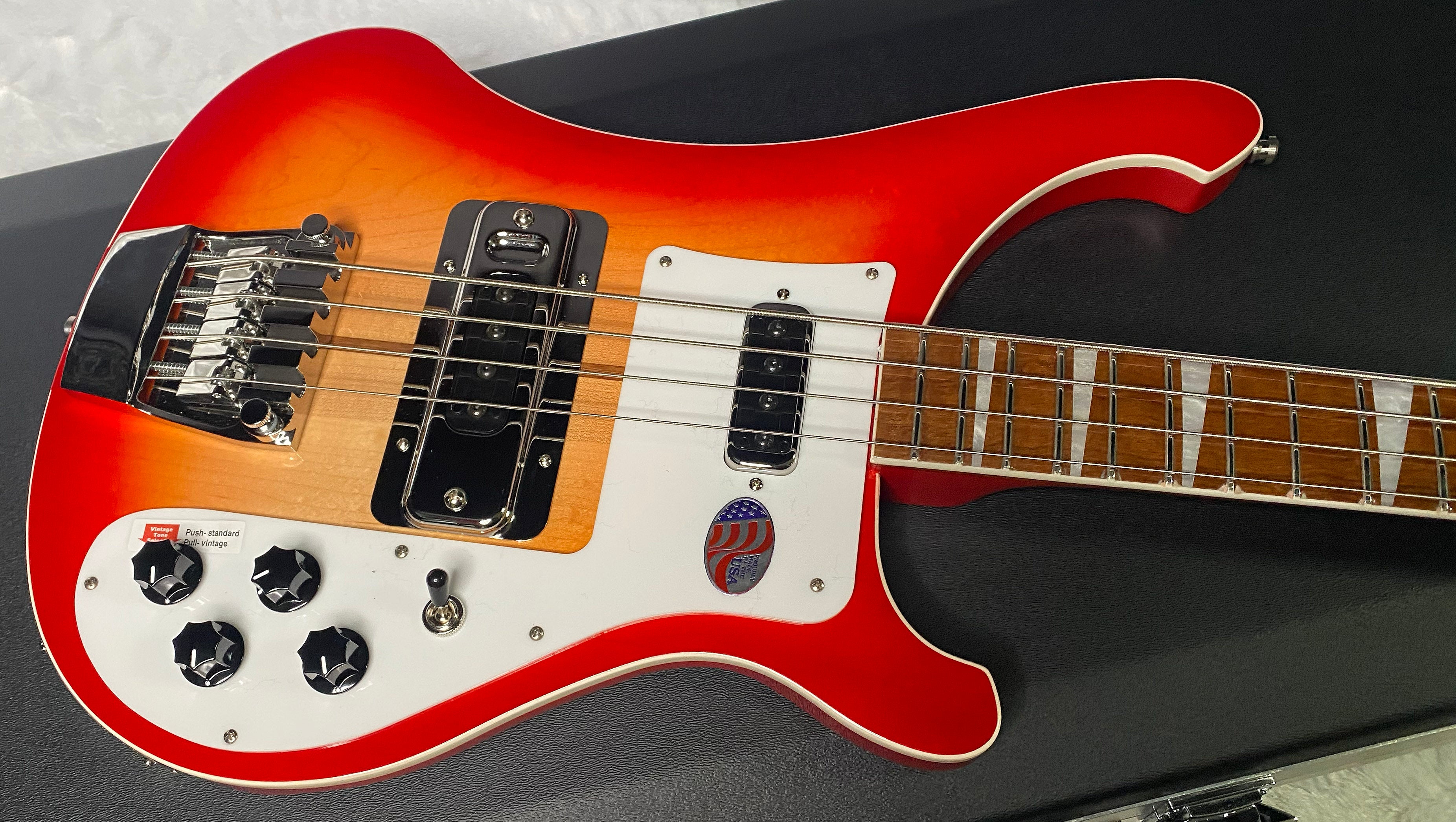 NEW! Rickenbacker 4003 Fire Glo FG - 4-String Bass - Authorized Dealer - 9.75 lbs - G07026