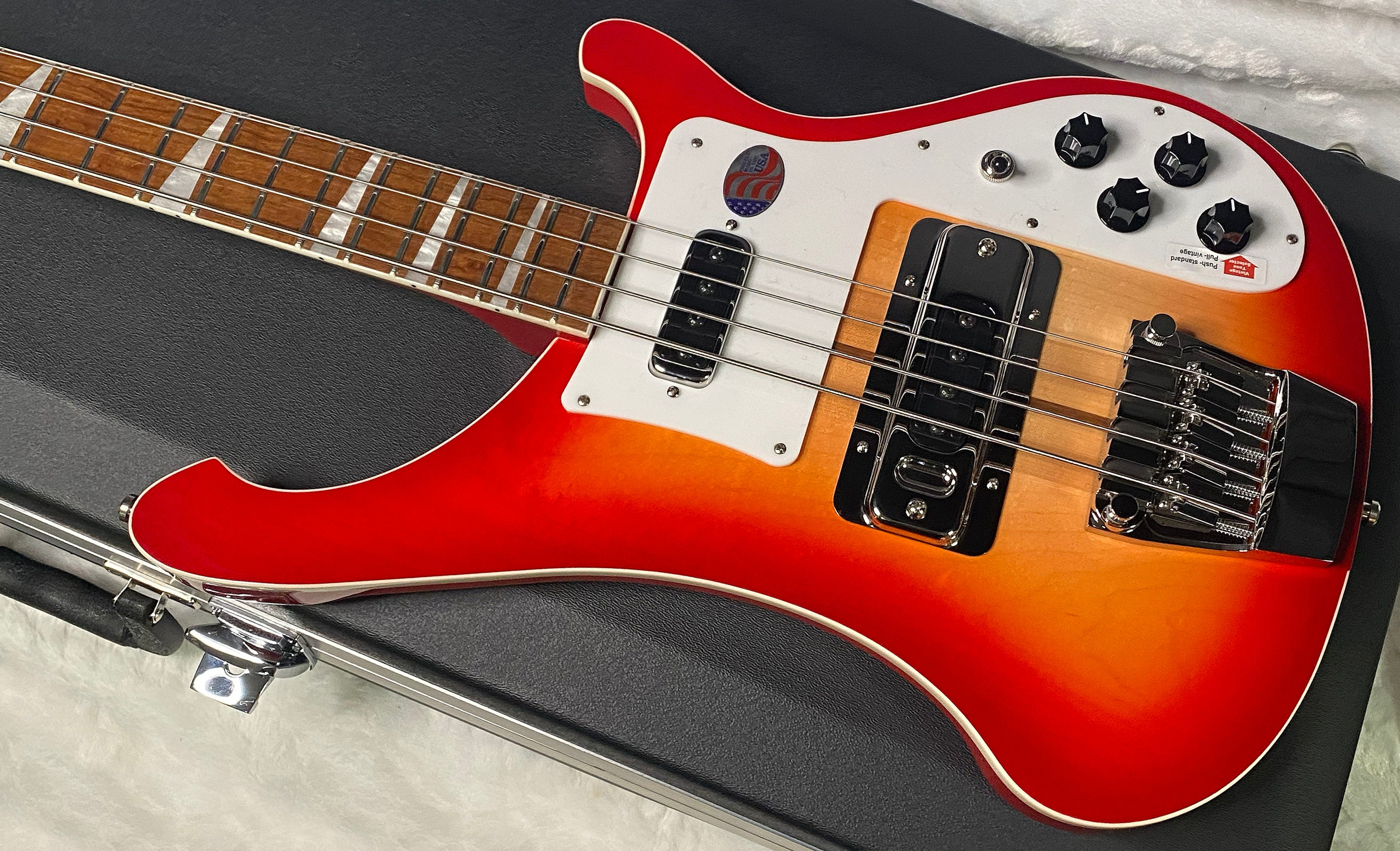 NEW! Rickenbacker 4003 Fire Glo FG - 4-String Bass - Authorized Dealer - 9.75 lbs - G07026
