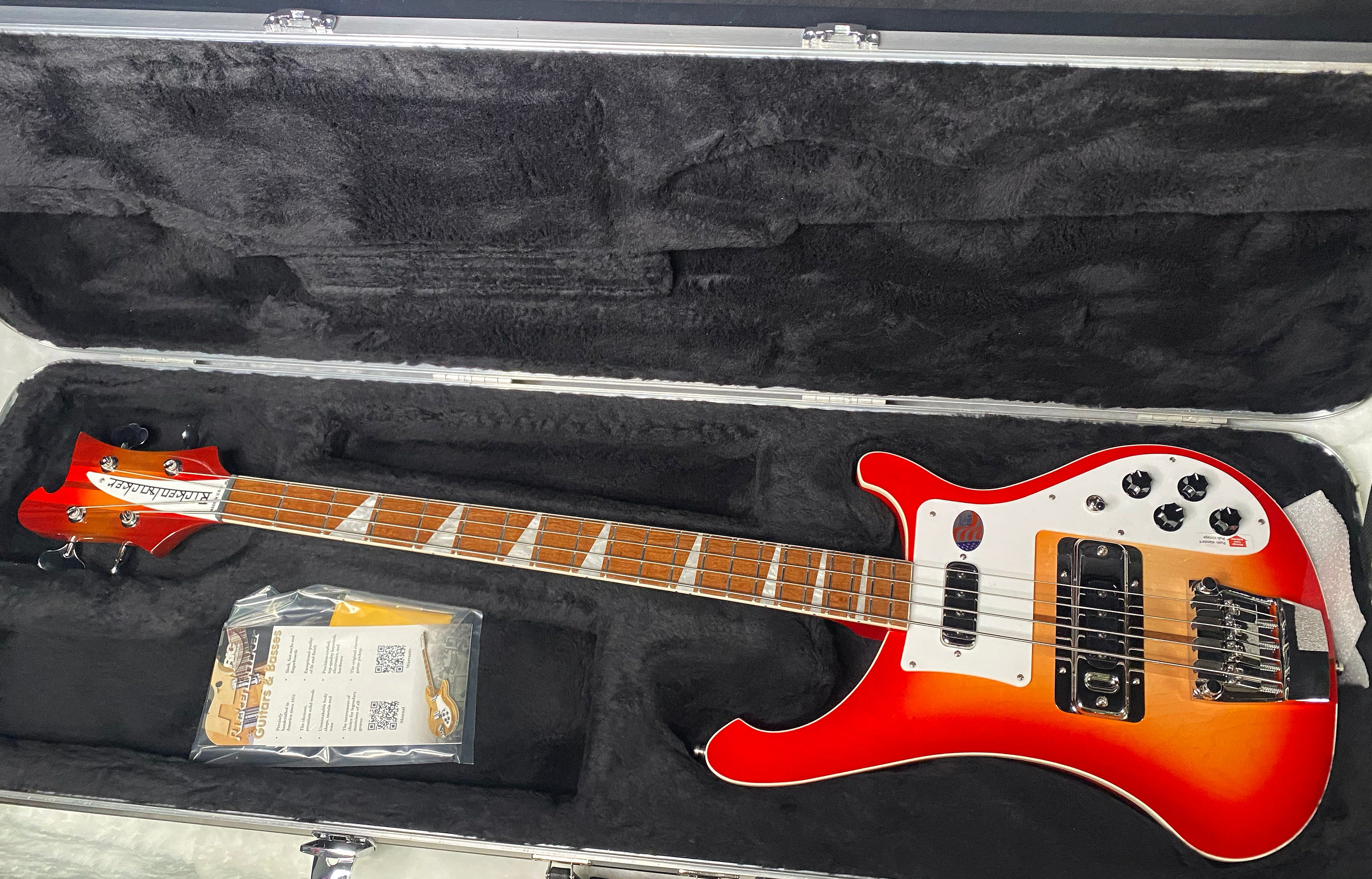 NEW! Rickenbacker 4003 Fire Glo FG - 4-String Bass - Authorized Dealer - 9.75 lbs - G07026