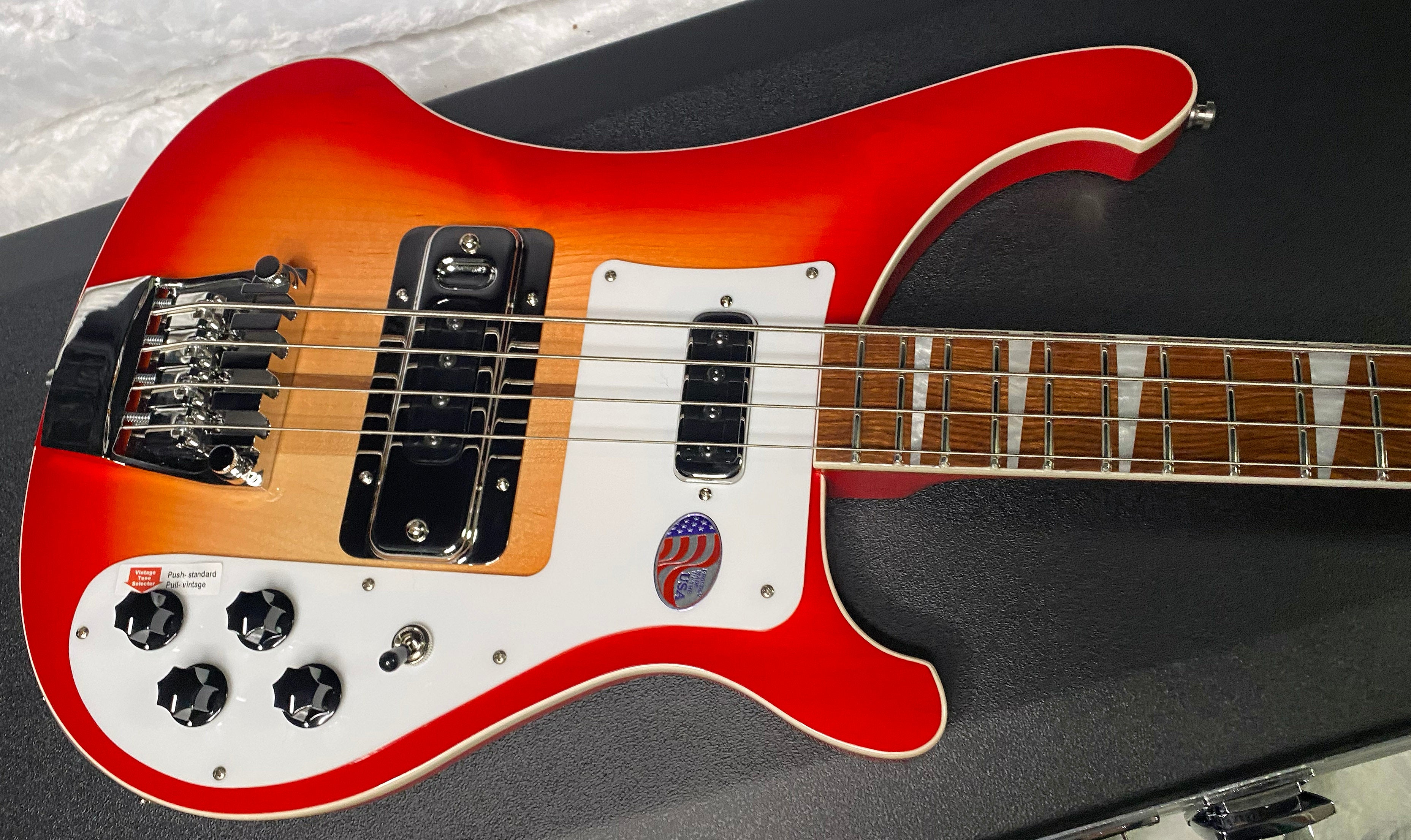 NEW! Rickenbacker 4003 Fire Glo FG - 4-String Bass - Authorized Dealer - 9.35 lbs - G07025