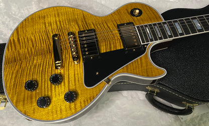 NEW! Gibson Dealer Select Custom Shop Les Paul Custom AAA Figured Flame Top - Green Tiger - Authorized Dealer - WOW! 8.4 lbs - G06343