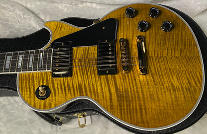 NEW! Gibson Dealer Select Custom Shop Les Paul Custom AAA Figured Flame Top - Green Tiger - Authorized Dealer - WOW! 8.4 lbs - G06343