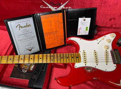 NEW! Fender Custom Shop Special Run '69 Stratocaster Heavy Relic - Handwound P/U's - Aged Ferrari Red - Reverse Headstock - 7.9lbs - Authorized Dealer - One OFF! SUPER RARE! G07043