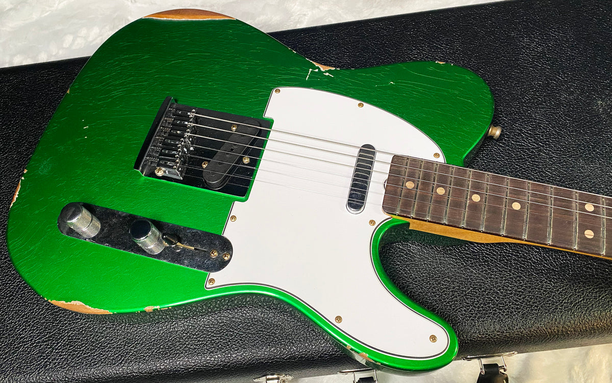 NEW! Fender Custom Shop SR25 Telecaster Pro Relic - Candy Apple Green - Handwound Twisted Tele Pick-Ups - Authorized Dealer - 7.5lbs - G07749