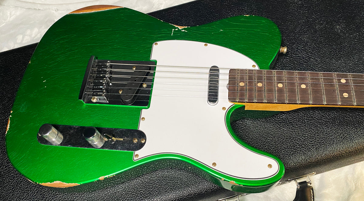 NEW! Fender Custom Shop SR25 Telecaster Pro Relic - Candy Apple Green - Handwound Twisted Tele Pick-Ups - Authorized Dealer - 7.5lbs - G07749