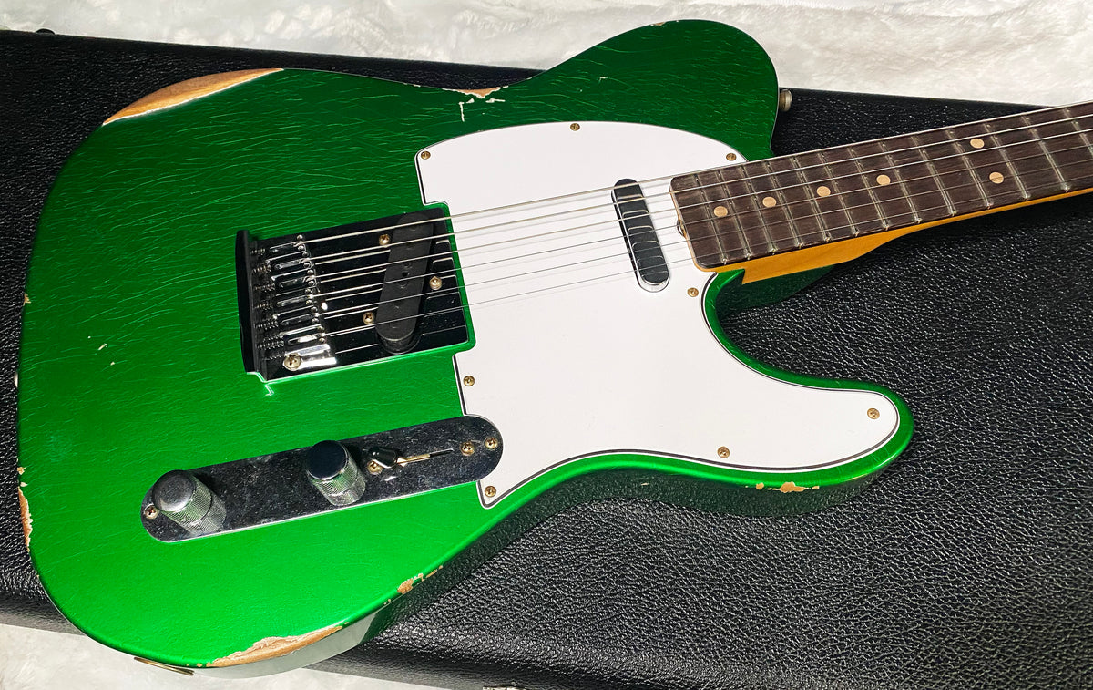 NEW! Fender Custom Shop SR25 Telecaster Pro Relic - Candy Apple Green - Handwound Twisted Tele Pick-Ups - Authorized Dealer - 7.5lbs - G07749