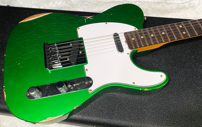 NEW! Fender Custom Shop SR25 Telecaster Pro Relic - Candy Apple Green - Handwound Twisted Tele Pick-Ups - Authorized Dealer - 7.5lbs - G07749