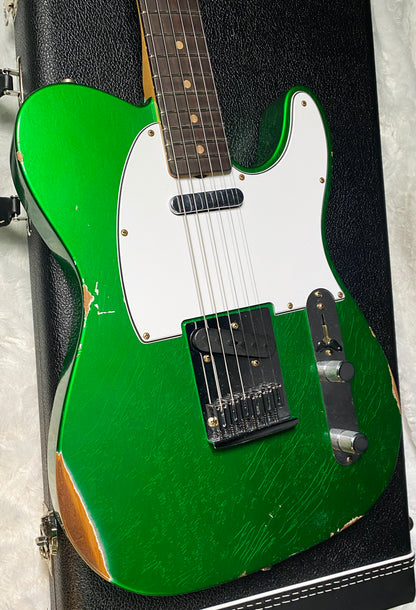 NEW! Fender Custom Shop SR25 Telecaster Pro Relic - Candy Apple Green - Handwound Twisted Tele Pick-Ups - Authorized Dealer - 7.5lbs - G07749