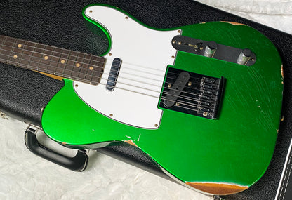 NEW! Fender Custom Shop SR25 Telecaster Pro Relic - Candy Apple Green - Handwound Twisted Tele Pick-Ups - Authorized Dealer - 7.5lbs - G07749