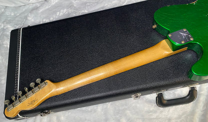 NEW! Fender Custom Shop SR25 Telecaster Pro Relic - Candy Apple Green - Handwound Twisted Tele Pick-Ups - Authorized Dealer - 7.5lbs - G07749