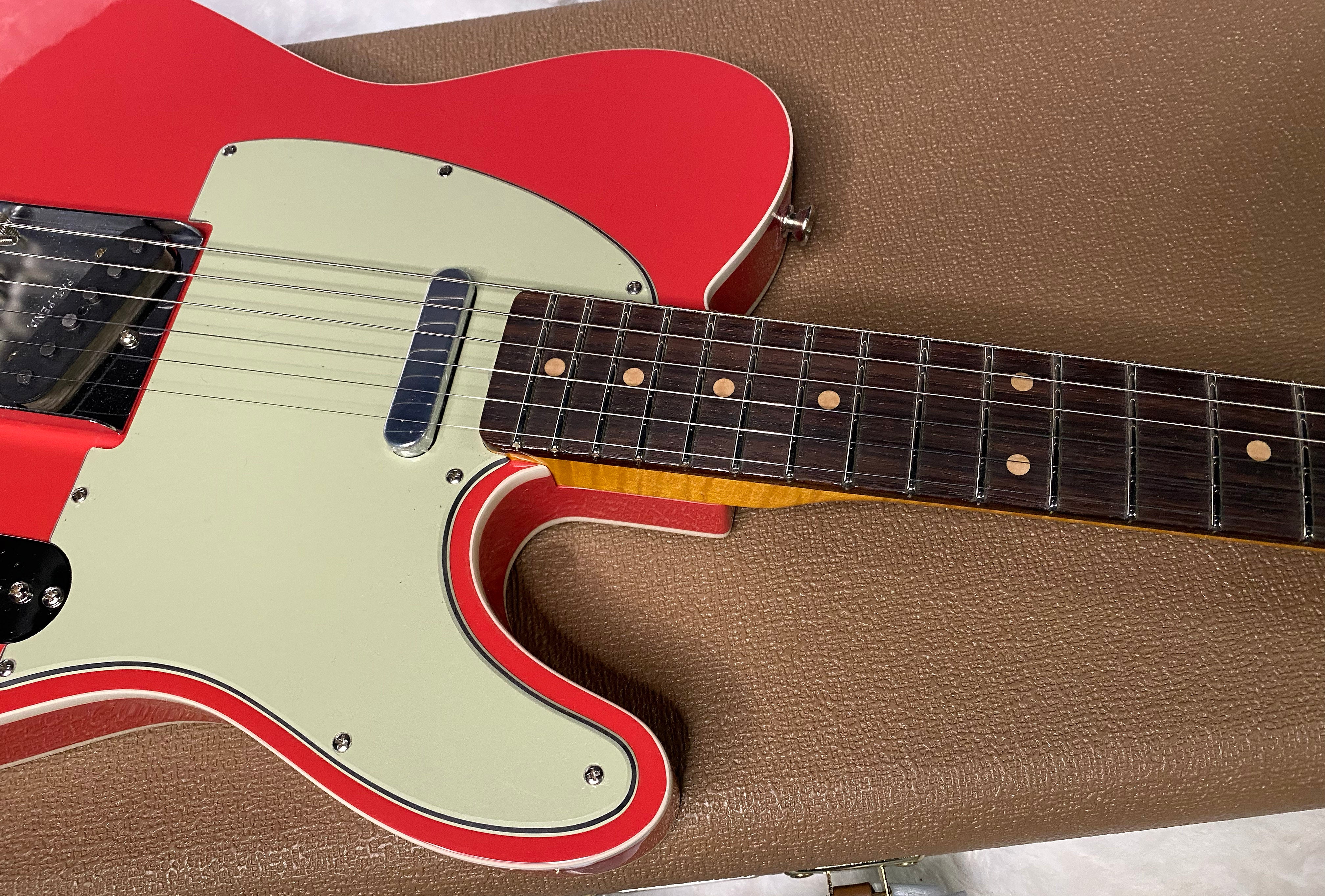 NEW! Fender Custom Shop Flamethrower Telecaster Custom - NOS - Modern Specs - Texas Special Pick-Ups - AAAA Flamed Neck - Fiesta Red - Authorized Dealer - 7.7lbs - G07041