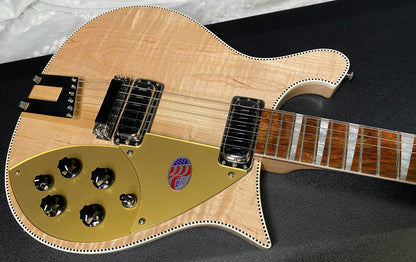 NEW ! Rickenbacker 660 Electric Guitar - Maple Glo - 7.4 lbs - Authorized Dealer - In-Stock! G07750