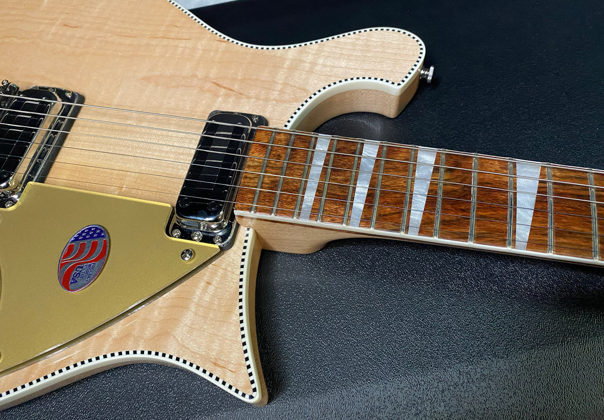 NEW ! Rickenbacker 660 Electric Guitar - Maple Glo - 7.4 lbs - Authorized Dealer - In-Stock! G07750