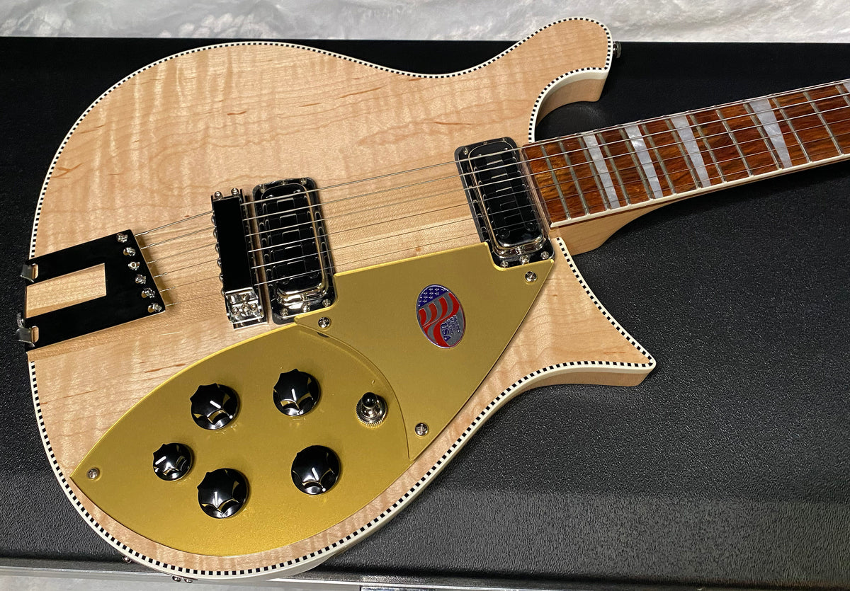 NEW ! Rickenbacker 660 Electric Guitar - Maple Glo - 7.4 lbs - Authorized Dealer - In-Stock! G07750