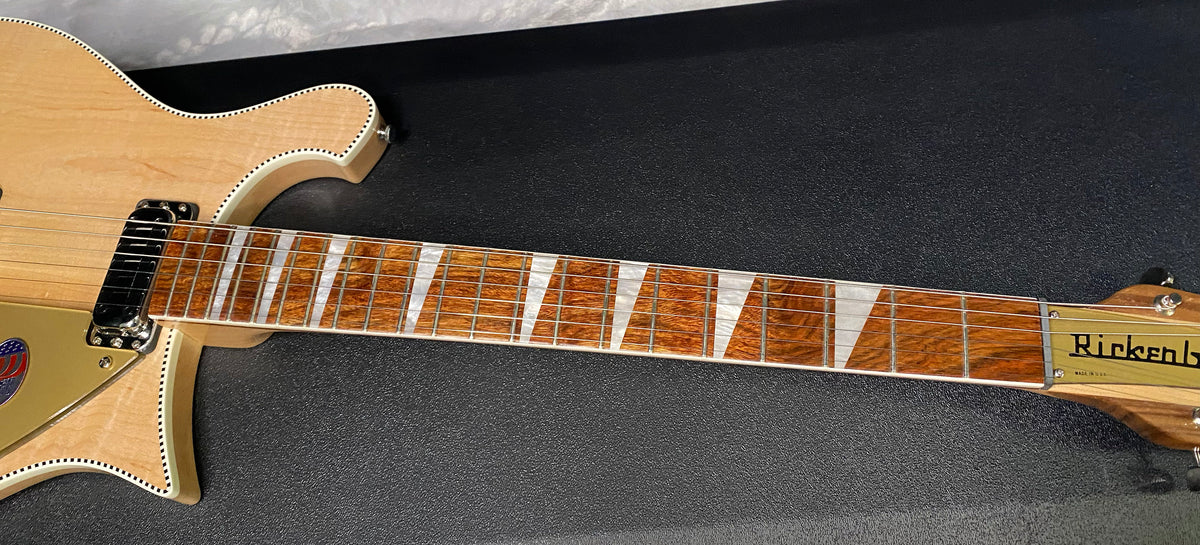 NEW ! Rickenbacker 660 Electric Guitar - Maple Glo - 7.4 lbs - Authorized Dealer - In-Stock! G07750