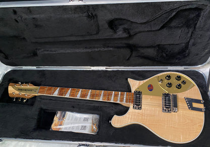 NEW ! Rickenbacker 660 Electric Guitar - Maple Glo - 7.4 lbs - Authorized Dealer - In-Stock! G07750