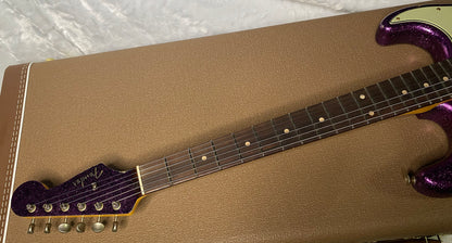 NEW! Fender Custom Shop 1960 Stratocaster Relic - Magenta Sparkle - Matching Peg Head - Handwound Pick-Ups - 7.9 lbs - Authorized Dealer - G07040